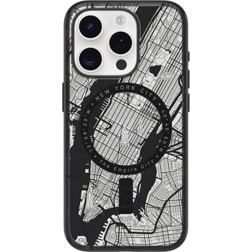 OtterBox (P[XeBt@C) NAP[X MagSafet iPhone 15 Pro ϏՌ h~ ^ یP[X 3{RpKi (New York)