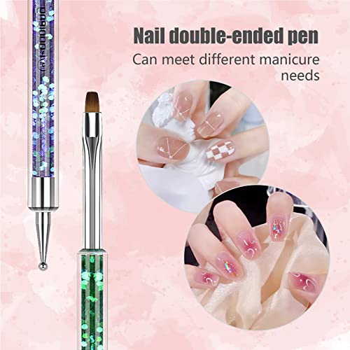 Nail Art Brushes, 7Pcs Nail Design Brushes For Salon At Home Diy Manicure With Nail Liner Brush And Double-Ended Fine Nail Art Pen (7/9/11/15/20Mm) #TOP6
