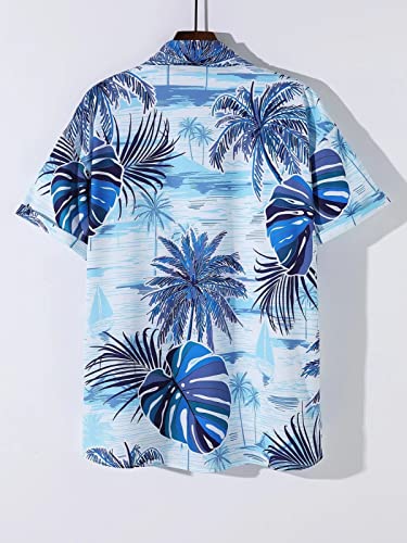 Image of LERIYA FASHION Men's Rayon Shirt - Summer Button Down Shirts | Half Sleeve Printed |Formal |Casual Stylish (Available in Plus Size)