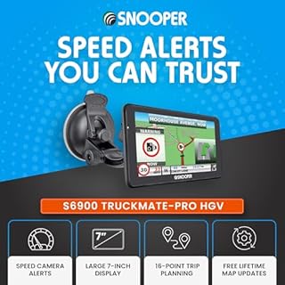 Snooper Truckmate S6900 Navigateur Satellite avec Support Magnétique Actif