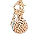 Jzcky Shzrp Fortune Bag Crystal Rhinestone Keychain Key Chain Sparkling Key Ring Charm Purse Pendant Handbag Bag Decoration Holiday Gift(Pink)