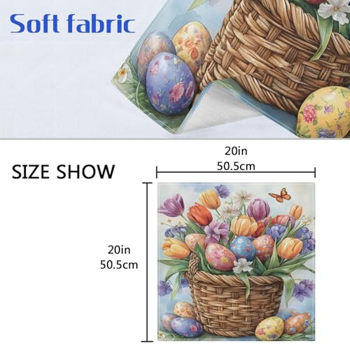 Servilletas de tela multicolor senya pack x6 20x20 in miniatura 6