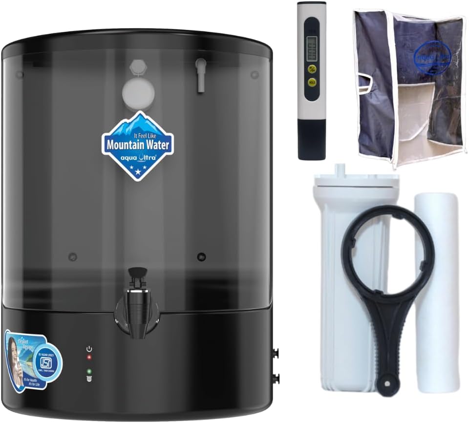 Water Purifier Filter for Home - RO+UV+UF+TDS Controller| 13L | 60% Water Savings| Includes Digital TDS Meter & Body Cover| Ideal for All Types of Water Supply - wide Service Network