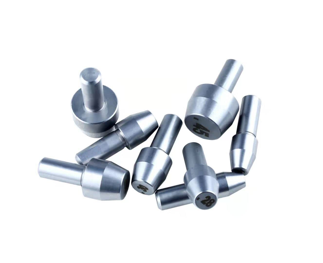 McJ Tools Reloading Case Trimmer Pilot Set of 8 Most Popular Sizes:.22/.24/.27/.28/.30/9mm/.44/.45cal (Shaft 3/16