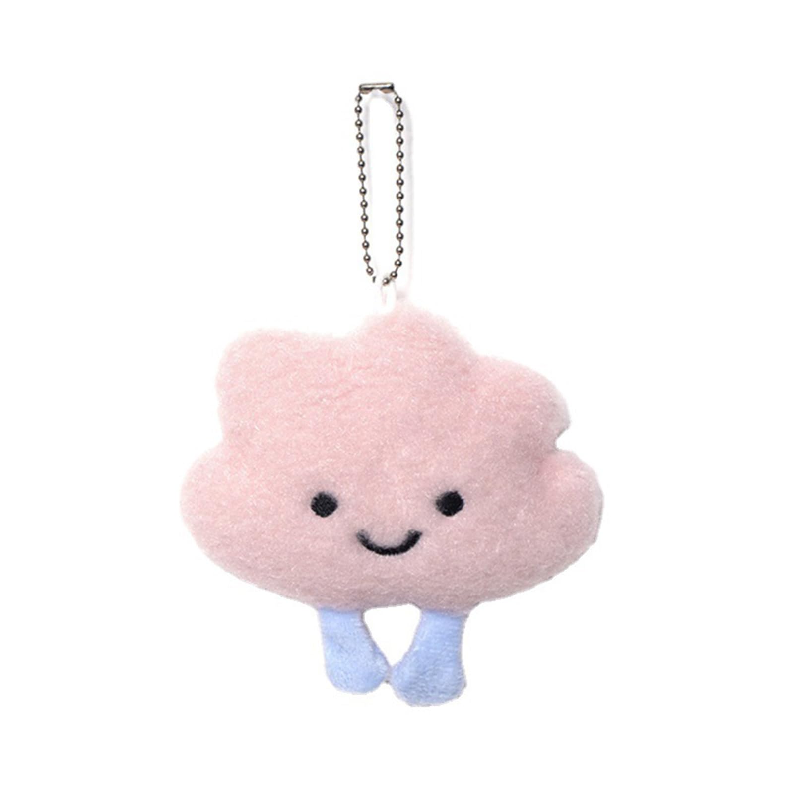 Baodss Cloud Pendant Keychain Stylish Phone Anti-lost Lanyard Keyrings Decoration for Women's Bags Backpack Wallet