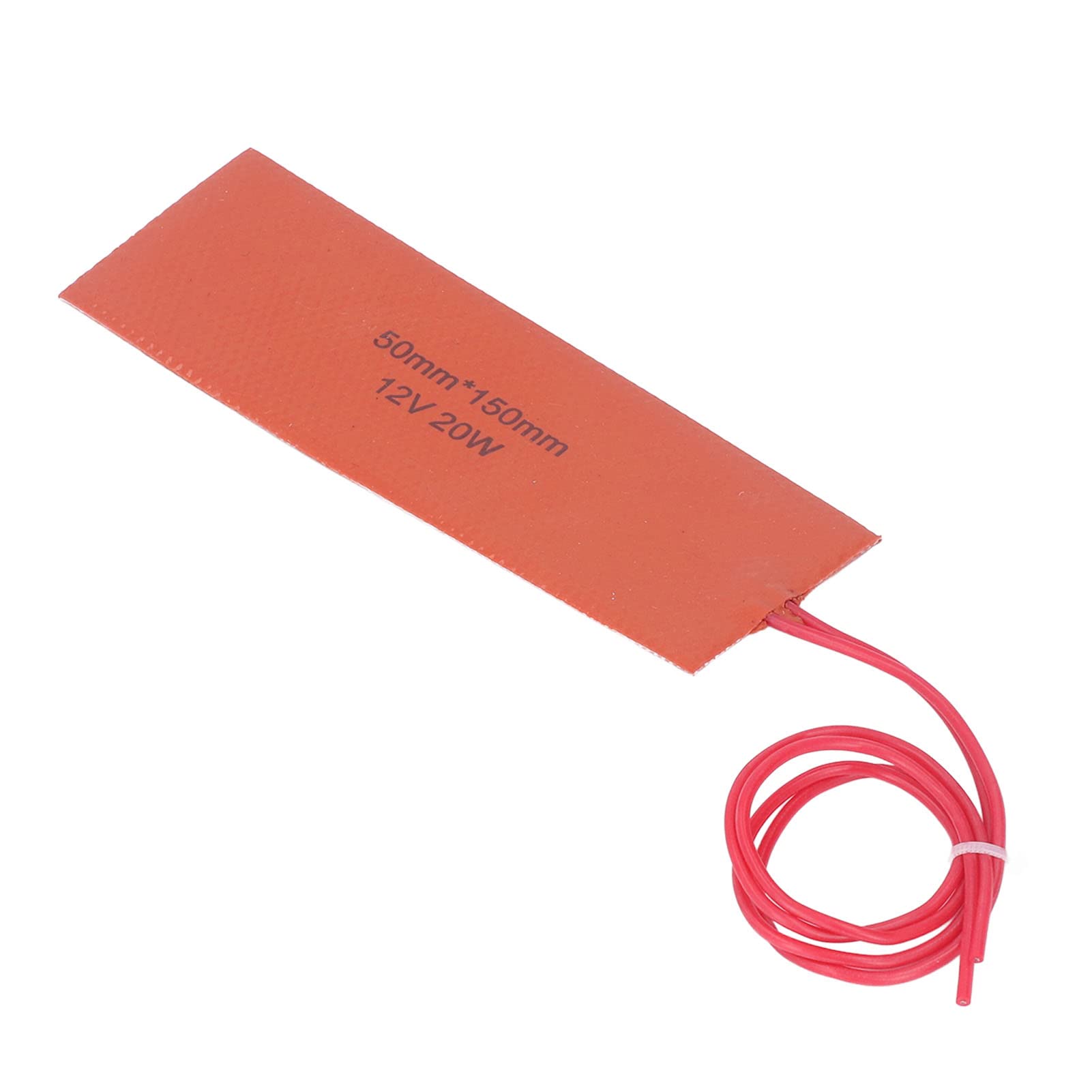 Almohadilla Calefactora de Silicona, 4 Piezas Alfombrilla Calefactora Flexible 12V 20W Calentador de Cubo de Tambor, 120-150 ℃ Calentador de Cubo para VáLvula de Tubería Tanque de Instrumentos,
