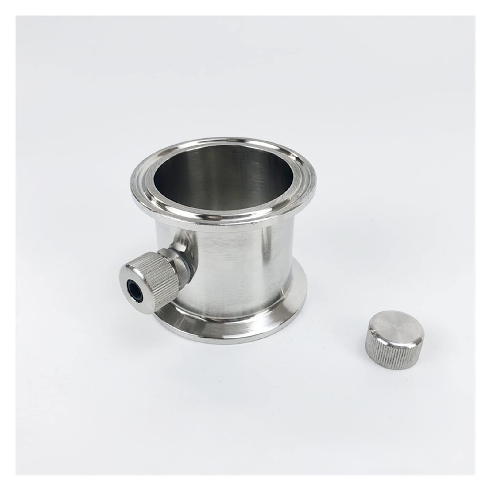 Tubo de Tri-clamp de 1.5 "- 4" con pezón de Thermowell, Ajuste de tubería de conexión Tri-Clam, Acero Inoxidable 304 (Size : 2(51mm) OD64)