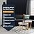 NeatiEase Wood Slat Wall Panels, 4-Piece 96" x 12.6", Soundproof & Noise Cancelling, Acoustic Wall Panels (Black)