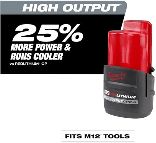 Miniatura 3 de Milwaukee 48-11-2425 M12 REDLITHIUM ALTA salida CP 2.5Ah batería