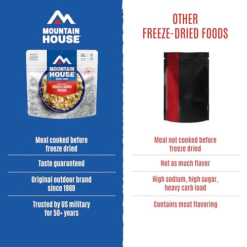 Image of Mountain House Freeze-Dried Dinner Entree | Backpacking Meals for Camping and Hiking, 4 Servings, 30-Year Shelf-Life, 2-Pack