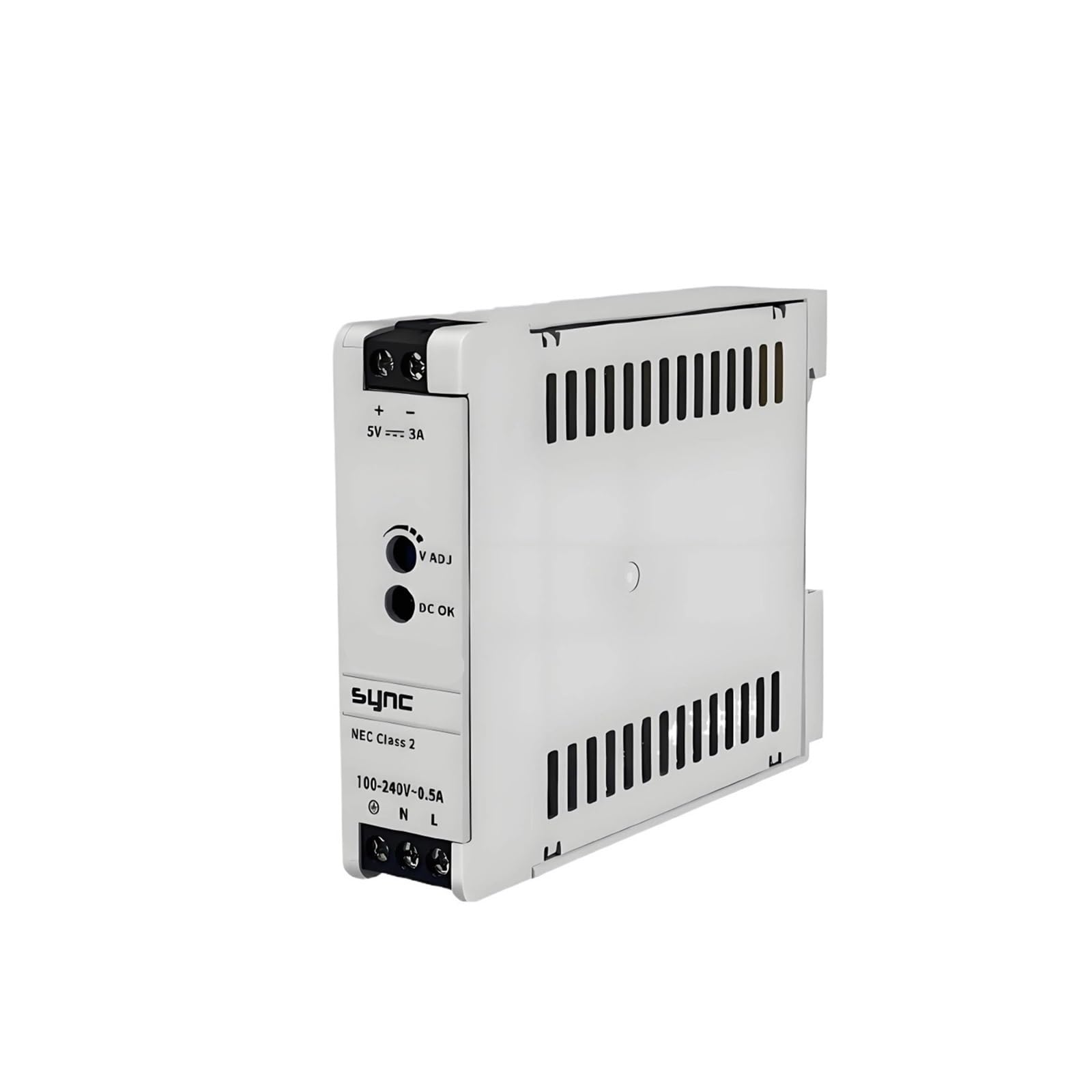 YMUGUEGH DRS-5V30W1NZ Rail Power Supply 5V 3A 15W Switching DC Power Supply
