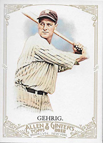 2012 Topps Allen and Ginter #196 Lou Gehrig New York
