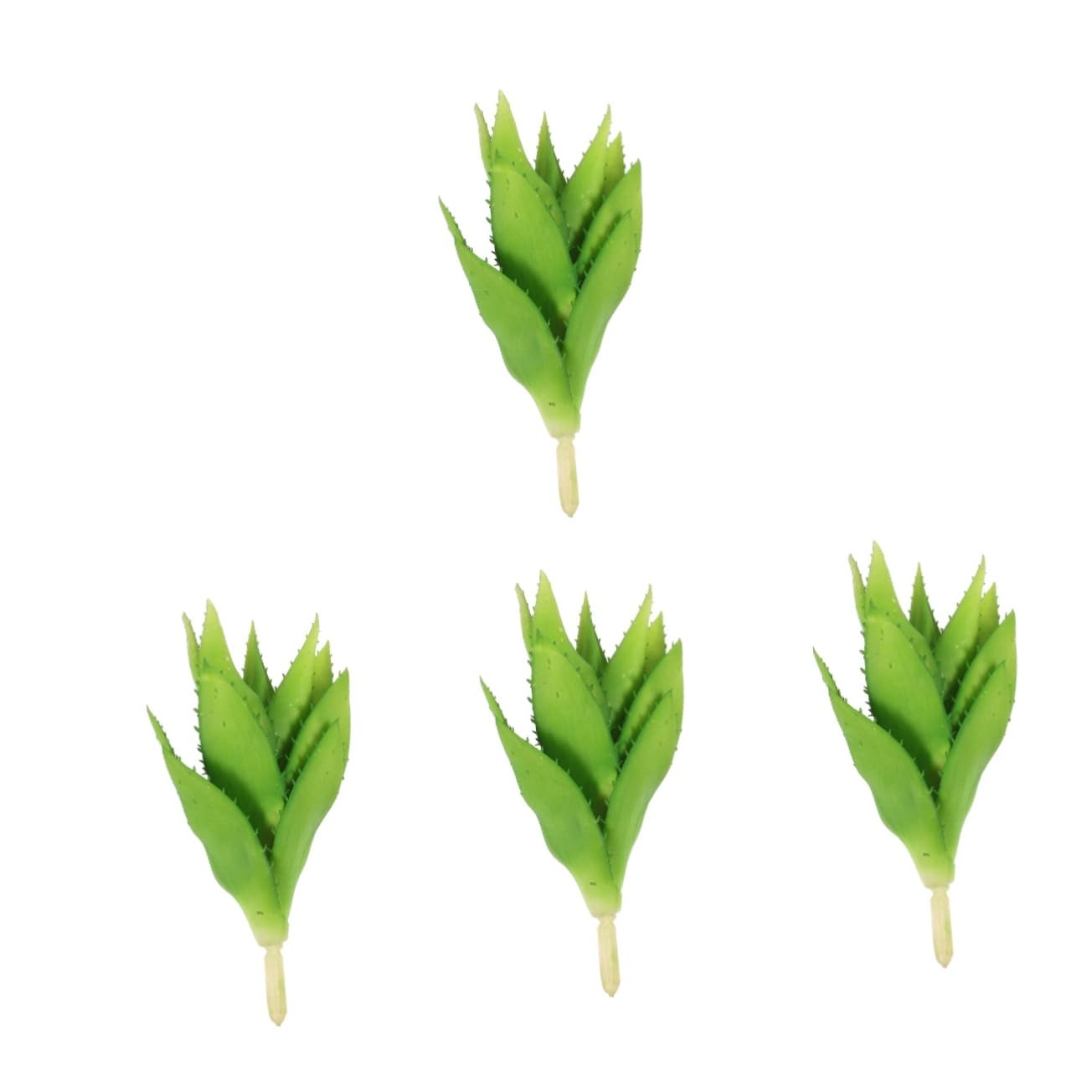 VANZACK 4 Pezzi Fucenti Succulente Piante Finte Coperto Camera Piante Grasse Artificiali Di Grandi Dimensioni Impostore Impianti Pianta Finta Da Esterno Plastica Green