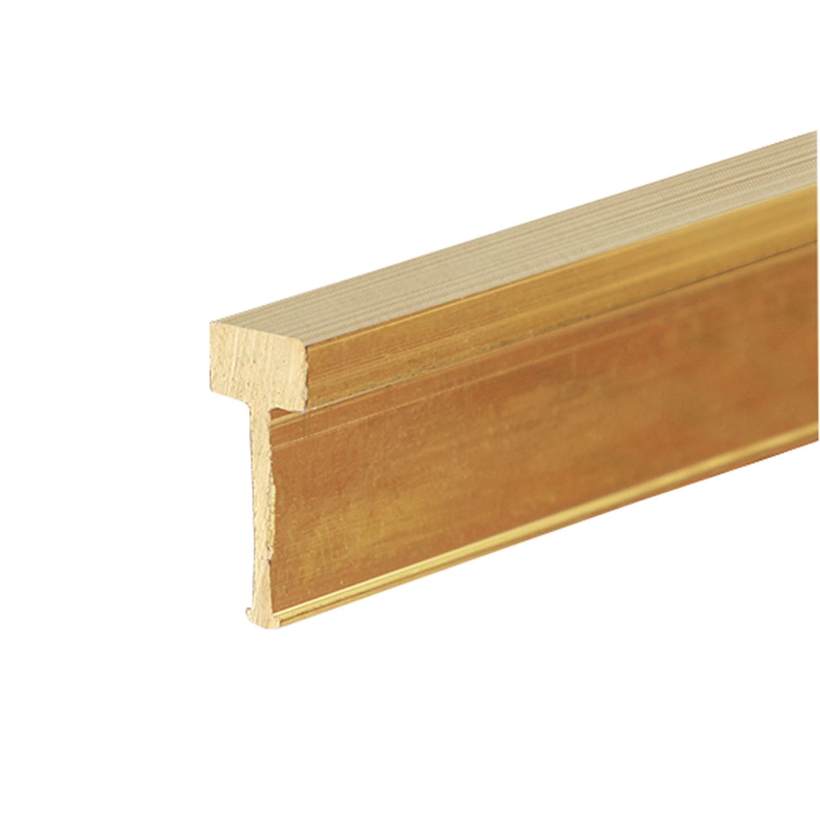 Perfil de Transición para Suelo Latón Macizo Cepillado Tira de Transición para Suelos, Moldura en T Recortable Moldura de Borde para Puerta, Barra de Conexión para Suelos de Madera/ Vinilo/ Azulejo/ L