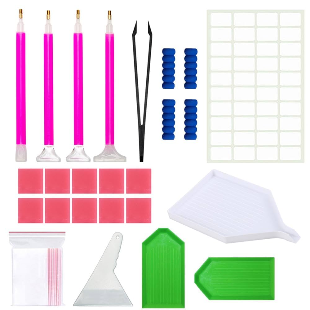 Amazon | サムコス ダイアモンドアート 塗装ツールセット 54PCS