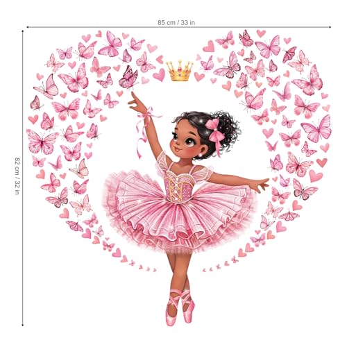Vinilos decorativos ballerina rosa 30x90 cm miniatura 4