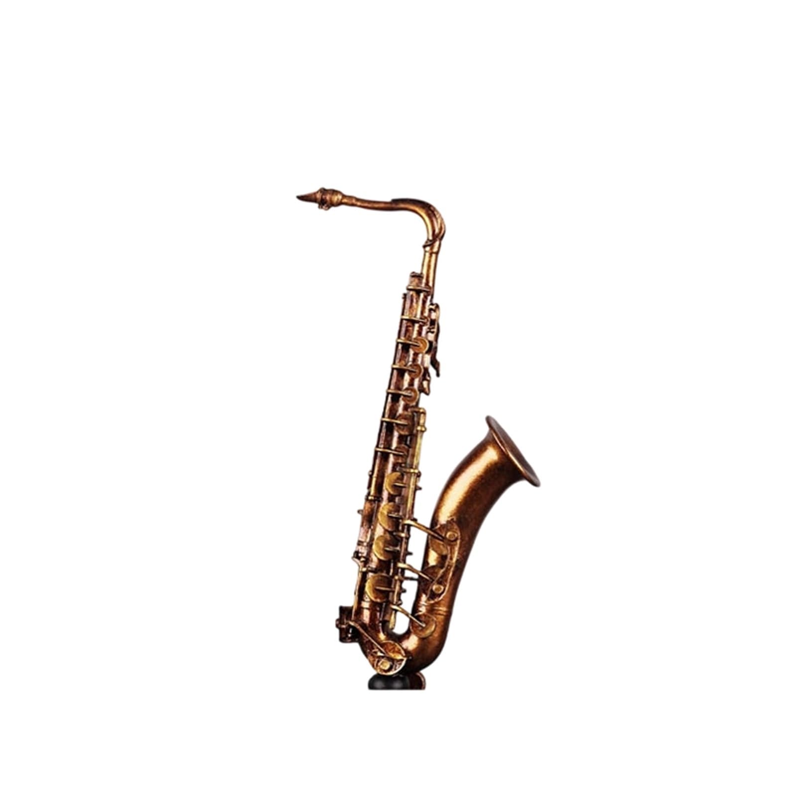 ZXFJYUIP Vintage Violin And Saxophone Musical Instrument Ornaments For Study Office And Home Decor(Saxophone)