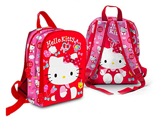 Zaino 32 cm di Hello Kitty Hello Kitty CX-H00645-MC Zaino Senza Carrello, colorato, Taglia Unica Unisex-Bambini
