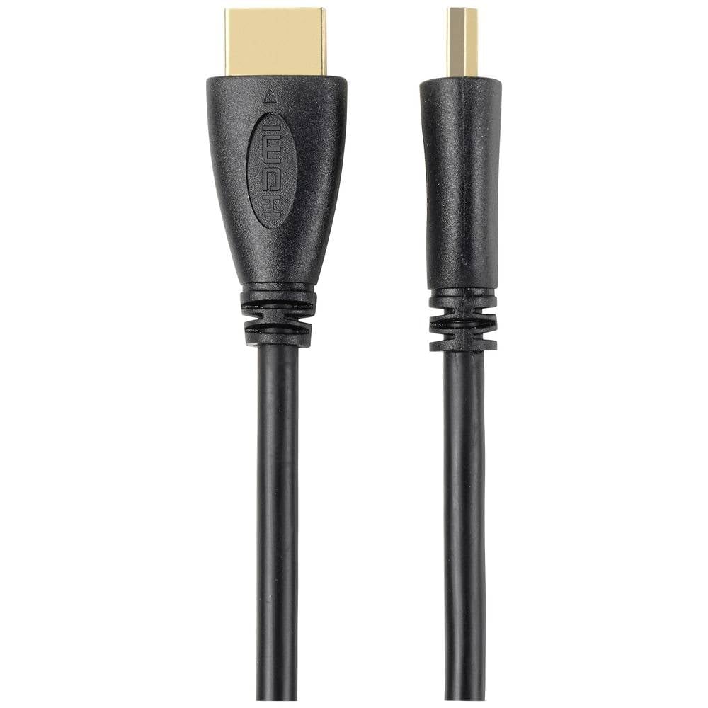 Close-up of a Speaka Professional HDMI connector