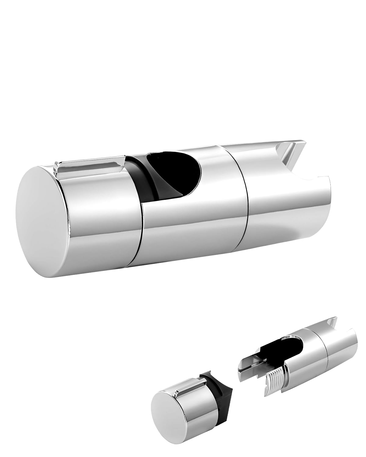 Replacement Shower Bracket,Adjustable Slide Bar Shower Head Bracket,Shower Head Holders for 19-25mm Grab Bar,360 Degree Rotation Sprayer Holder,Replacement Shower Head Bracket Slide Bar,Shower Rail
