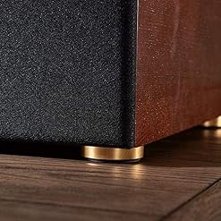 Lecteur d’enregistrement Bluetooth et Centre multimédia, Haut-parleurs stéréo intégrés – Tourne-Disque, Diffusion de Musique sans Fil, Bois véritable | Acajou - Les Beatles, Paul McCartney, John Lennon, RIngo Starr, George Harrison Lecteur d'enregistrement Bluetooth et Centre multimédia, Haut-parleurs stéréo intégrés - Tourne-Disque, Diffusion de Musique sans Fil, Bois véritable | Acajou – Image 3