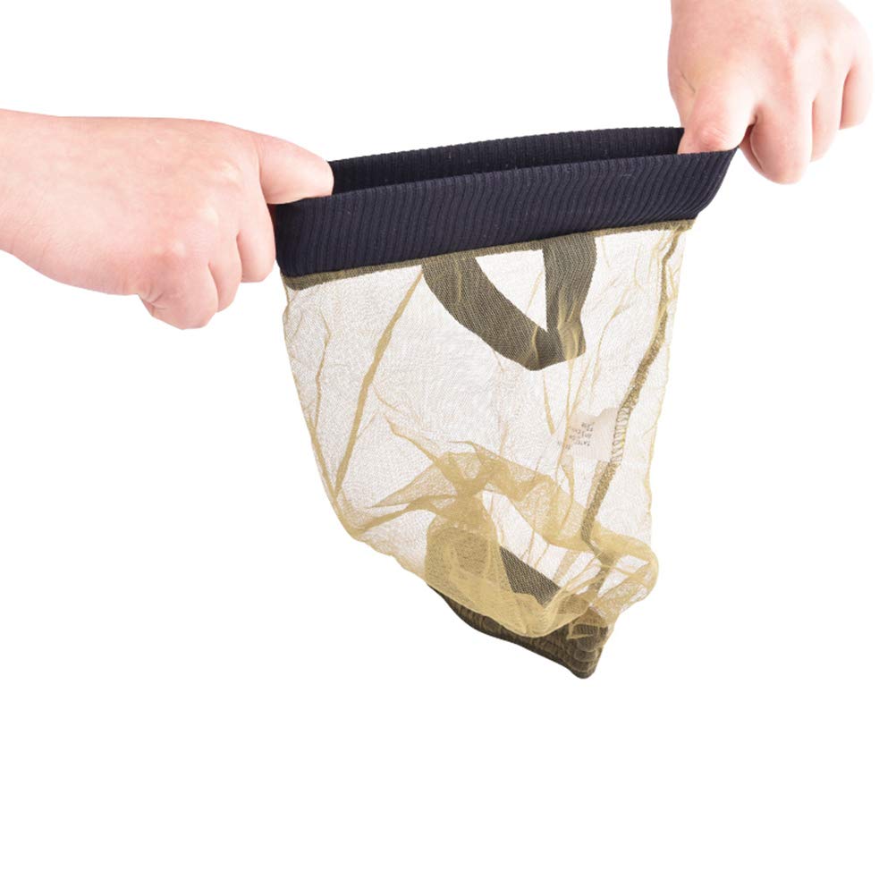 Wisebom Filet Anti-moustiques 5 Pièces - Protection Tête, Bras Et Jambes En Polyester Respirant, Avec Sac De Rangement étanche - Idéal Camping, Pêche, Randonnée - Gris