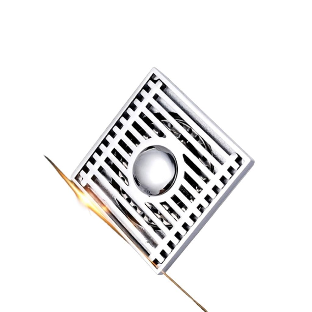 Siphon de sol en cuivre pour douche chic et anti-odeur