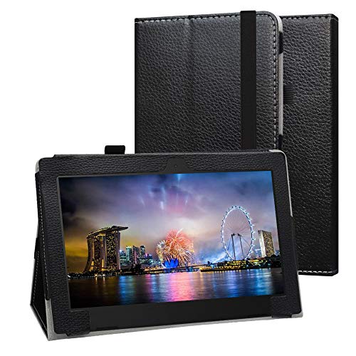 Ideapad D330 ケース MaKstu 軽量 薄型 Lenovo ideapad D330 ケース 柔らかPUレザー Lenovo D330 カバー ハンドベルト開閉式 二つ折タイプ保護ケース スタンド機能付き 耐衝撃 傷防止 全面保護型 Lenovo ideapad D330 10.1 インチ専用タブレットPCケース