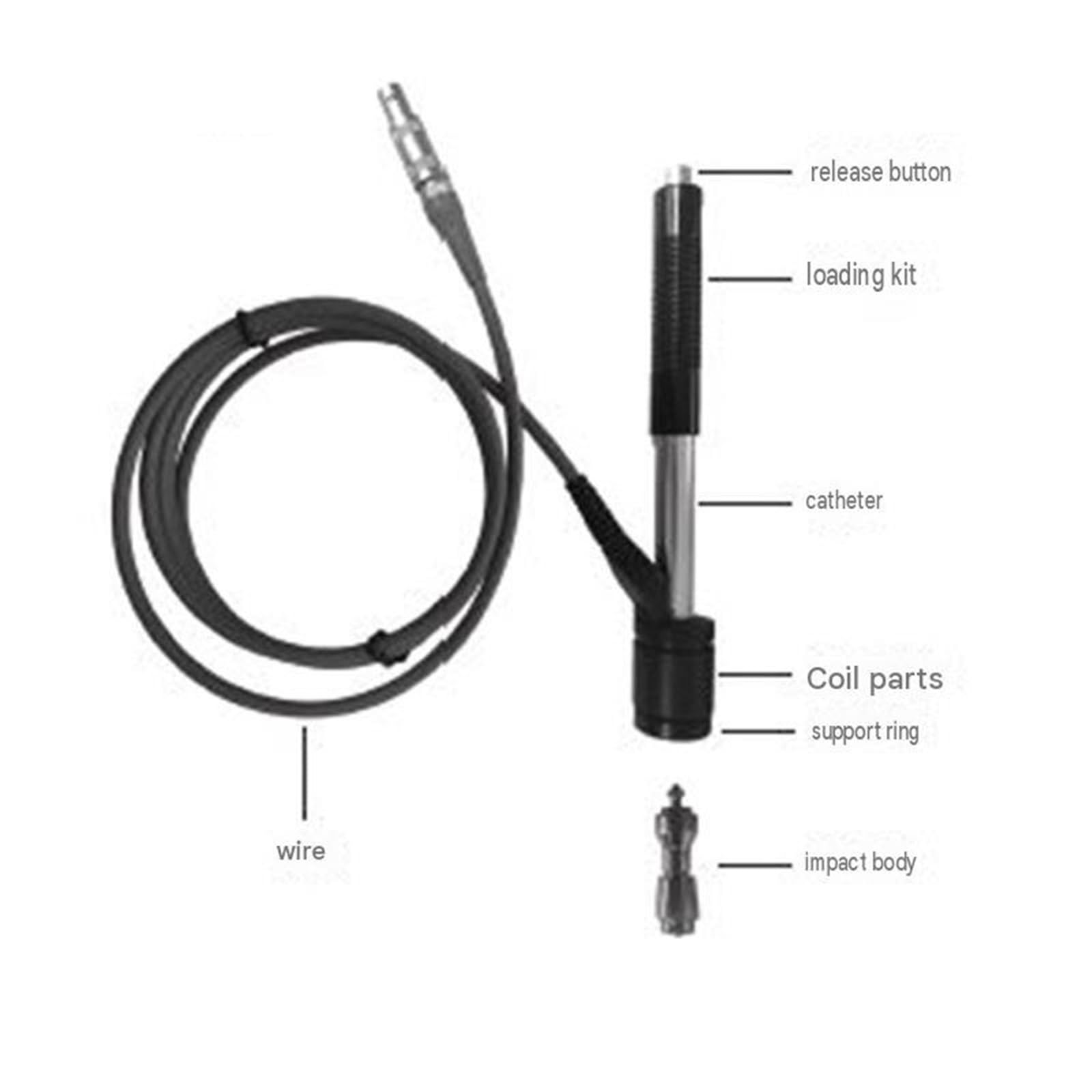 Probador de dureza, HT-1208 Probador De Dureza Leeb Acero Metálico Mano,Uso industrial