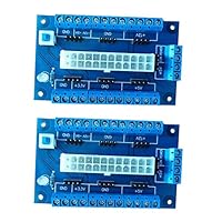 kesoto 2x 24 Poliges Breakout Modul für Die Stromversorgung Des Benchtop Board Computers mit Schalter