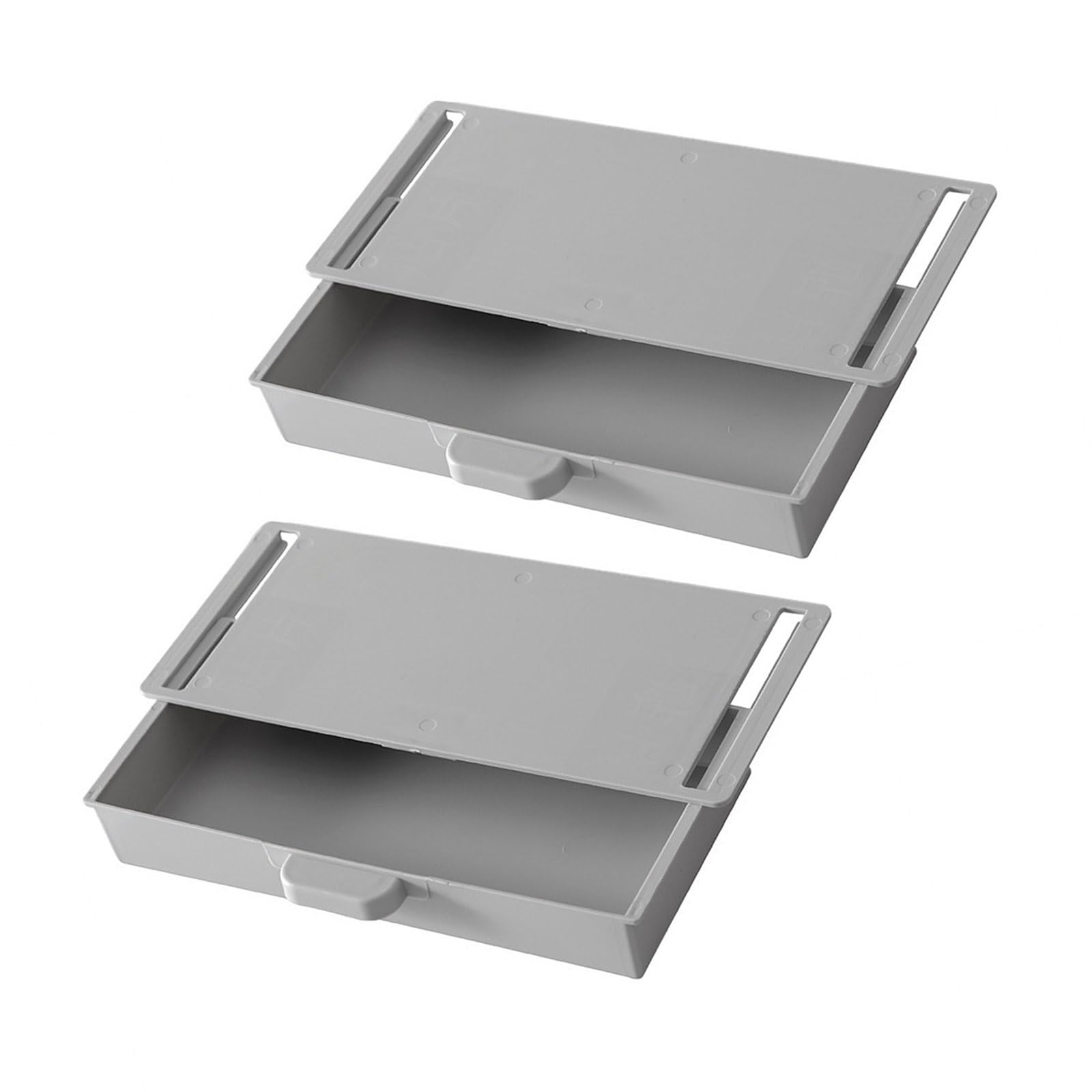alloneslife Organization Boxes with Concealed Mounting Systems Under Desk Organizers for Kitchen Bathroom and Workspaces Sticky Planner for Desk