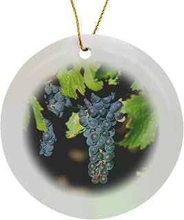 Circle Porcelain Ornament - Margaret River Wine Region Australia