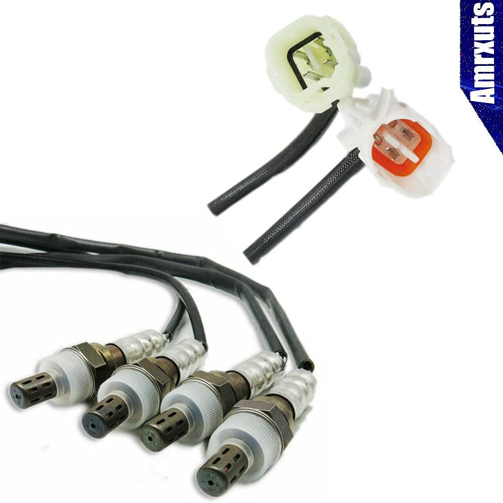 Amrxuts 4Pcs Upstream Downstream Air Fuel Ratio Sensor O2 Oxygen Sensor for 2001 Suzuki Grand Vitara 2002-2006 Suzuki XL-7 2.7L 234-4084 234-4222