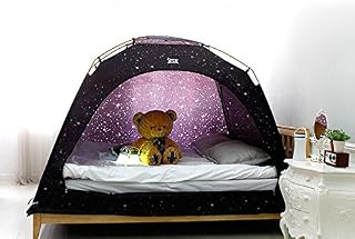 CAMP 365 Child's Indoor Privacy and Play Tent on Bed Sleep Cozy in
