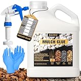 BALORIZ Mulch Glue - 35oz Mulch and Rock Glues for...