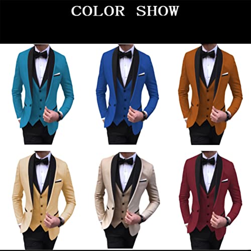 Terno Masculino Blazer Jaqueta Slim Fit Casaco Esportivo Negócios 3 Peças Ternos Elegante Smoking Ja