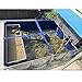 Large Aquarium Pond for Koi & Goldfish - PVC Canvas Liners with Steel Frame, Clear Viewing Window, Easy Assembly Outdoor Fish Tank for Garden & Backyard