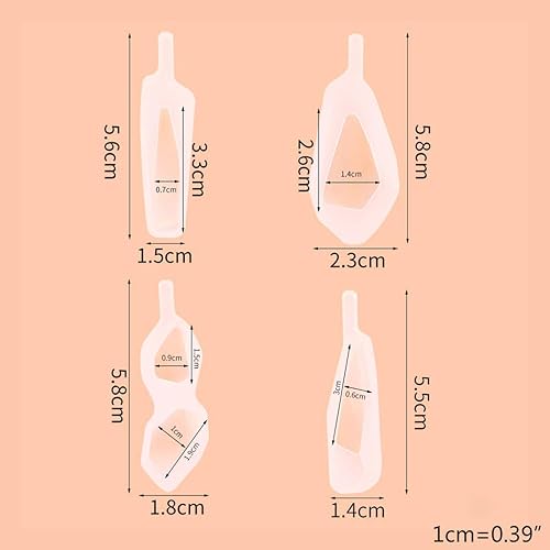 Miniatura 2 de Moldes de resina para péndulo collares colgantes moldes de resina para fundición hechos a mano manualidades moldes de joyería de cristal epoxi