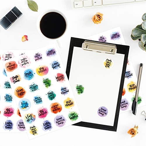 image for sunny seat 480 Counts Inspirational Quotes Words Stickers Inspiring Pl