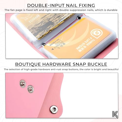 Image of Kraptick Card Holder Wallet for Men & Women - Credit Card Holder Organizer Multi Slot Card Case Wallet Compact Visiting Card Holder Slim Pocket Card Organizer for Daily Use & Travel (Plain)