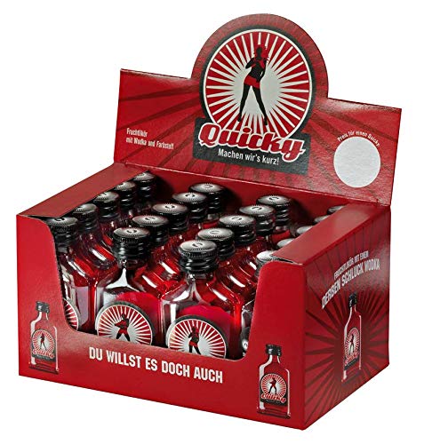 Quicky Kirsch-Vodka Fruchtsaftlikör 20 x 2 cl.