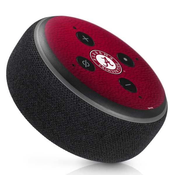 Skinit Decal Audio Skin Compatible with Amazon Echo Dot 3 - Officially Licensed University of Alabama University Seal Design