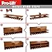 Pro-Lift Cordless Drill Organizer – wall mount power tool storage rack, 10 hanging slots, wooden M-005W2