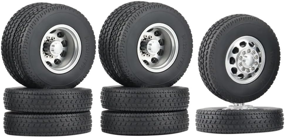 TAMIYA 1/14トレーラーヘッド用 アルミホイール タイヤ セット Amazon | LESU 1/14 トラック・トレーラー タミヤ フロント