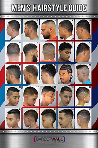 Barber Poster | Barber Shop Poster Already Laminated For Fade Prevention | Dimension 24 x 36 inches. Crisp Images You Will Love.