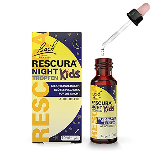 Bach RESCURA Kids Night Bachblüten Tropfen I 10 ml I Bachblütenmischung für Kinder für die Nacht I ehemals Rescue das Original