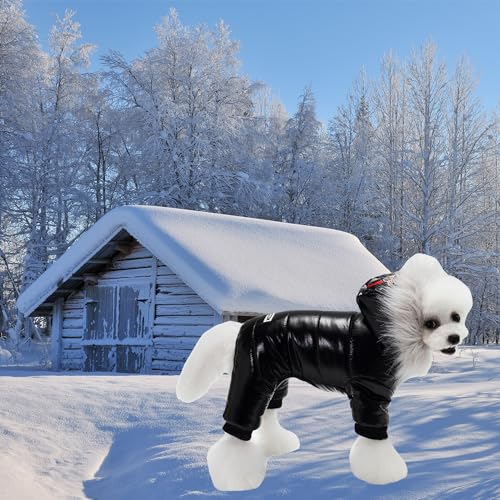Muyaopet Waterproof Pet Clothes For Dog Winter Warm Dog Jacket Coat Dog Hooded Jumpsuit Snowsuit  thumb #2