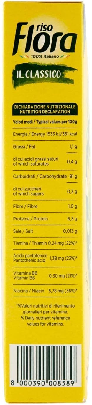 Italian Gourmet Riso Classico, 100% italienischer Reis fein, 12 x 1000g