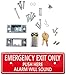 Detex ECL-230D Emergency Door Exit Alarm, Silver