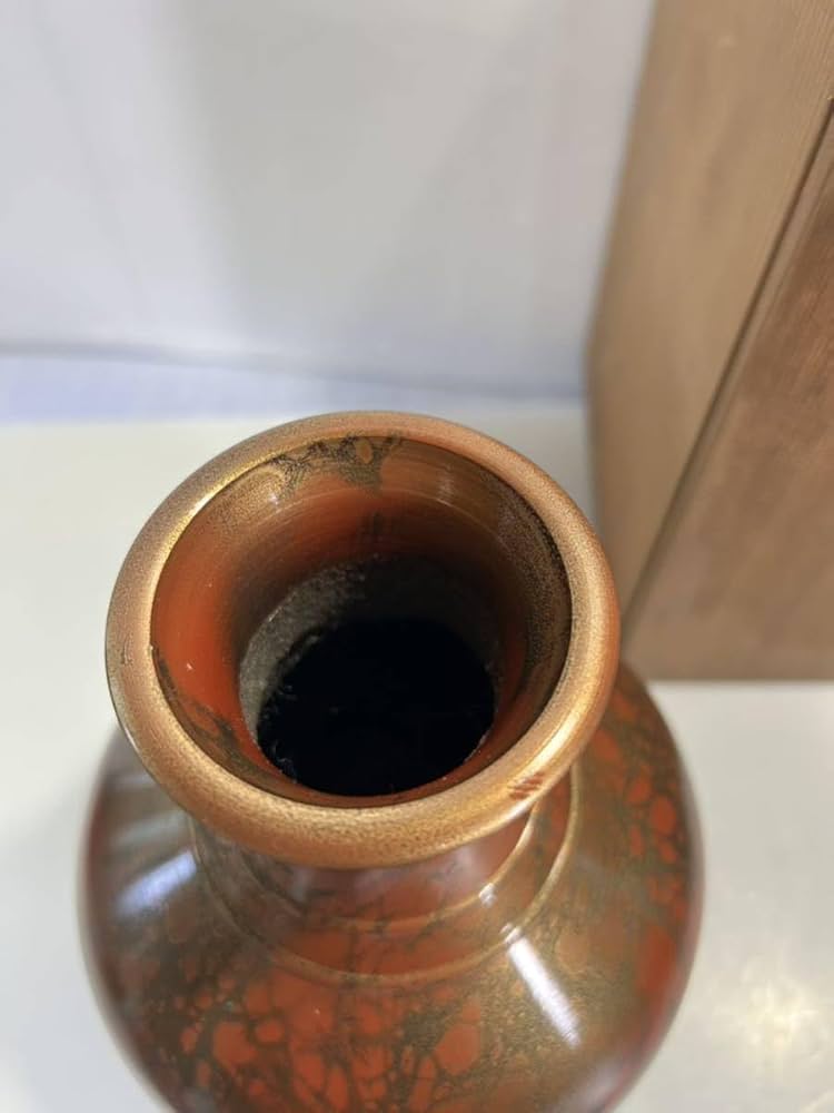 高岡鋳物　網代花器　瑞峰作　鋳金製　　　　華道・池坊　長期保管品 高岡鋳物 網代花器 瑞峰作 鋳金製 華道・池坊 長期保管品 - メルカリ